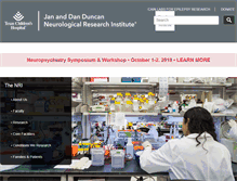 Tablet Screenshot of nri.texaschildrens.org